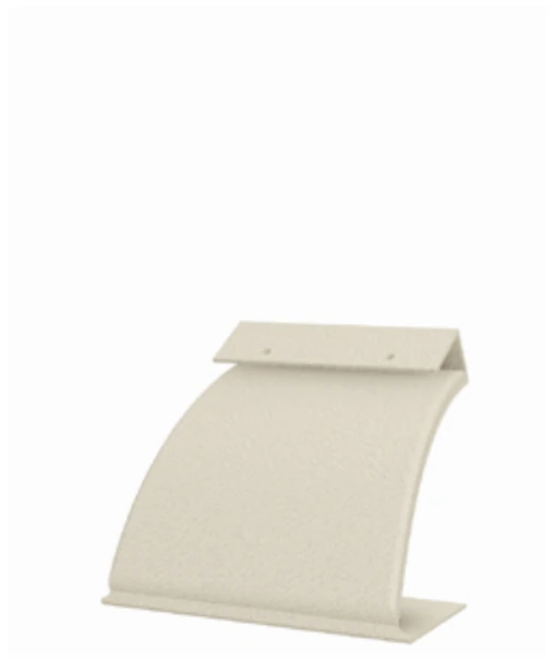Single pair flap earrings curved model 19AA05CV