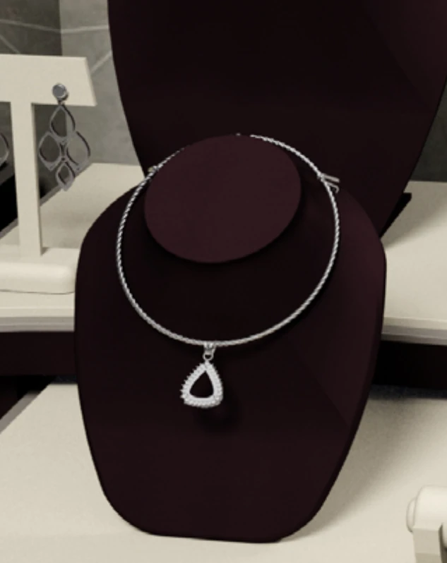Neckform (shown in assembled display) — model 59V01