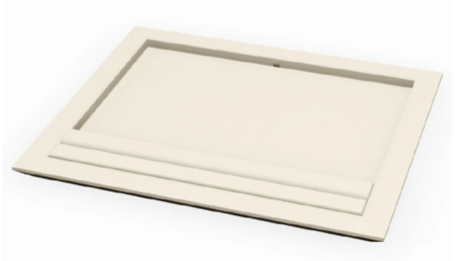 Presentation tray w-ring slot model CPBEV