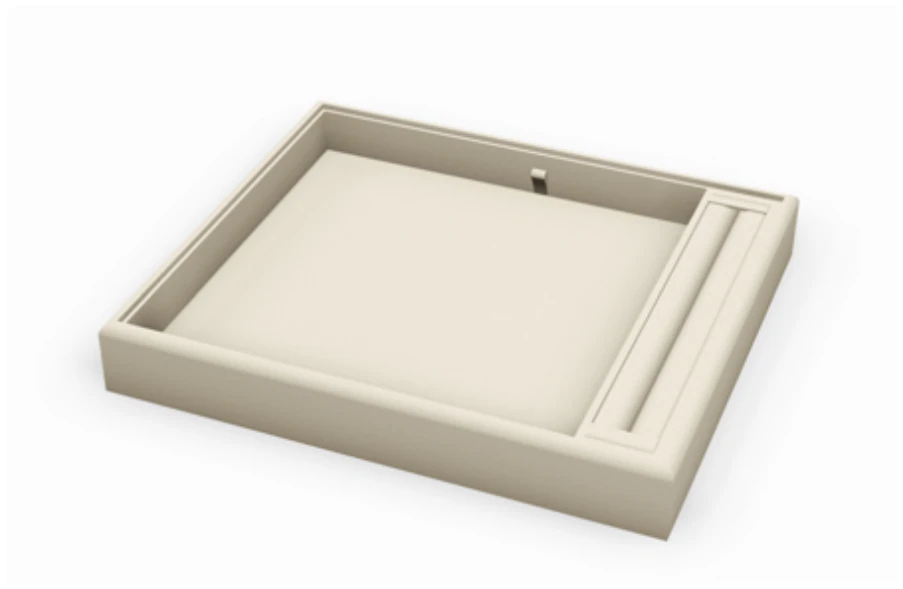 Presentation tray w-ring slot — model CPGB01