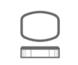 Riser with accent — model FKPLT54A