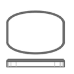 Riser with accent — model FKPLT86A