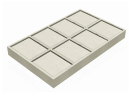 8 pair stud earring 'A' tray — model MD30A8SE