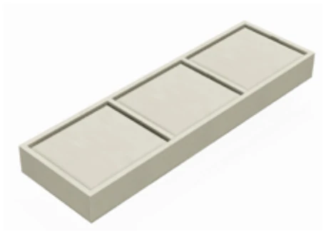 3 pendant 'E' tray — model MD30E3P