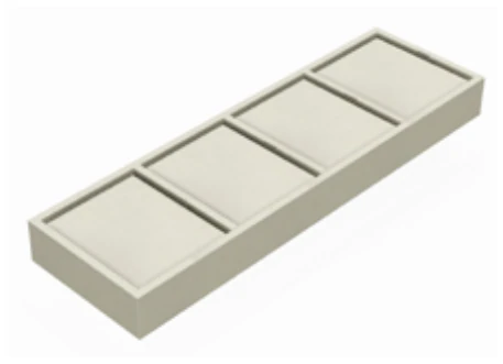 4 pendant 'E' tray — model MD30E4P