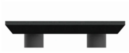 Inverted module frame leg — model MD30LEG2