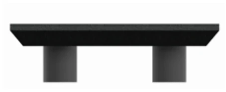 Inverted module frame leg — model MD30LEG3
