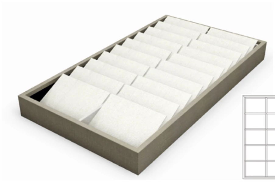 20 bangle flat pad tray with stacker model QSUVBGL