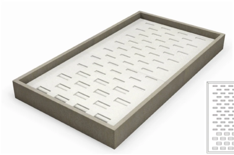 60 ring tray with stacker 46 with 'B' slots and 14 with 'F' slots model QSUVR1