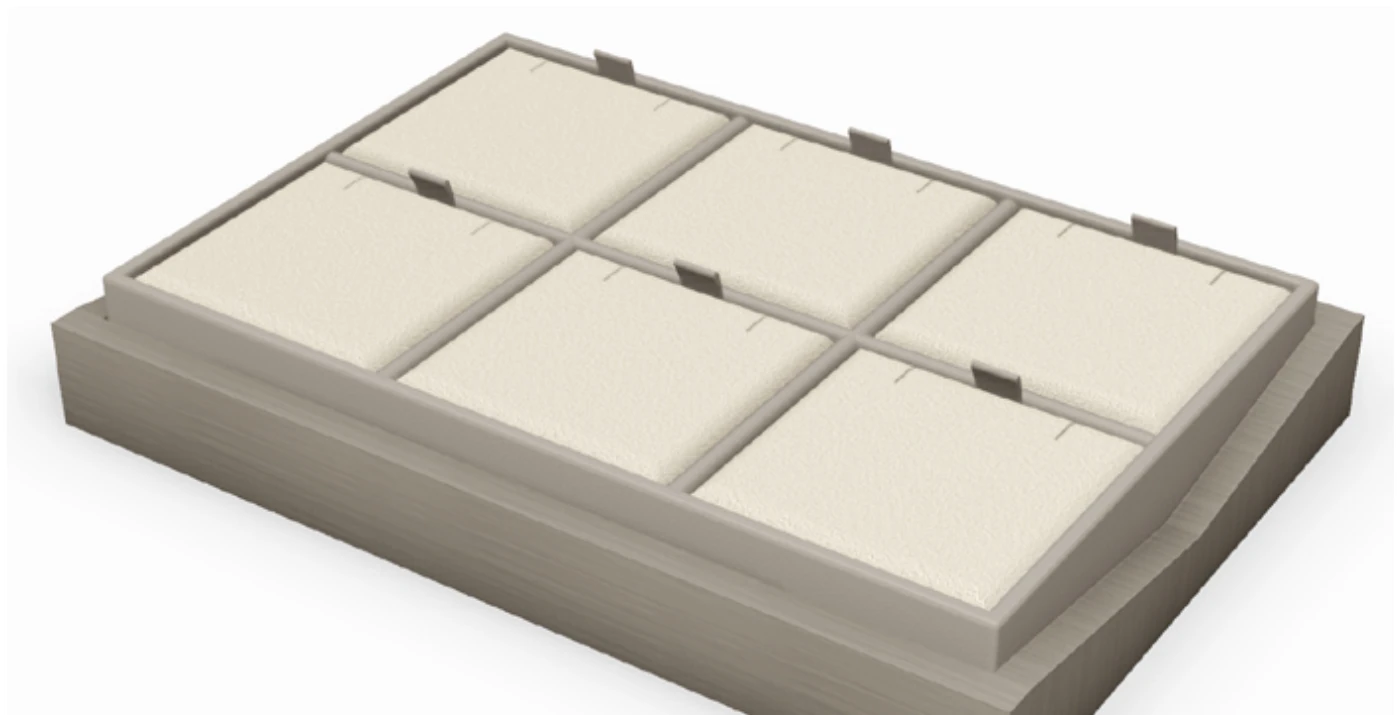 52000 series tray, size R example