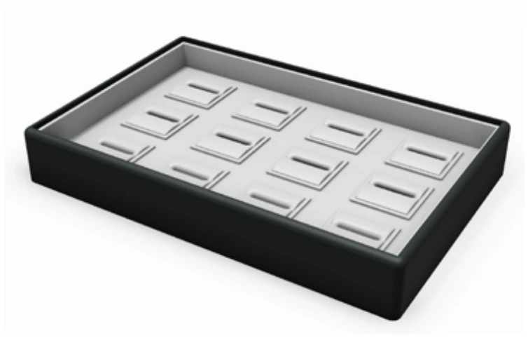 12 ring tray, wide slots model ST12RCW