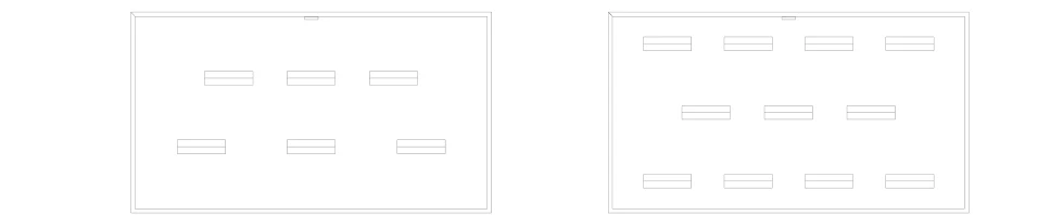 Reversible interior: Side A 6 rings; Side B 11 rings — model --TF116FP