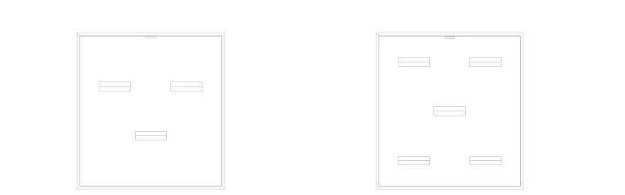 Reversible interior: Side A 3 rings; Side B 5 rings model --TG53FP