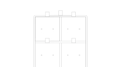 4 pr. stud ear interior model --TS10