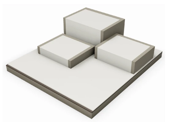 Segmented riser composition assembled platform display